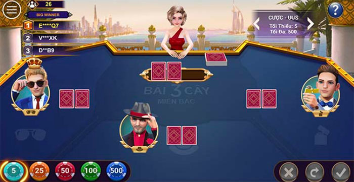 Các loại cược trong game bài ba cây miền bắc